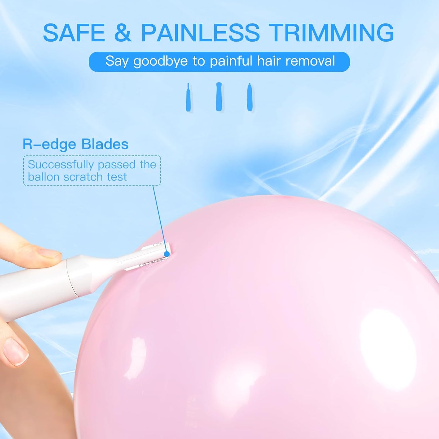 Rechargeable 3-in-1 Electric Trimmer – Face, Nose & Eyebrow Grooming Kit