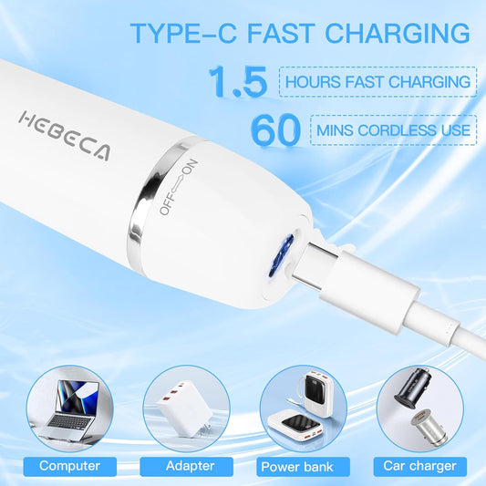Rechargeable 3-in-1 Electric Trimmer – Face, Nose & Eyebrow Grooming Kit