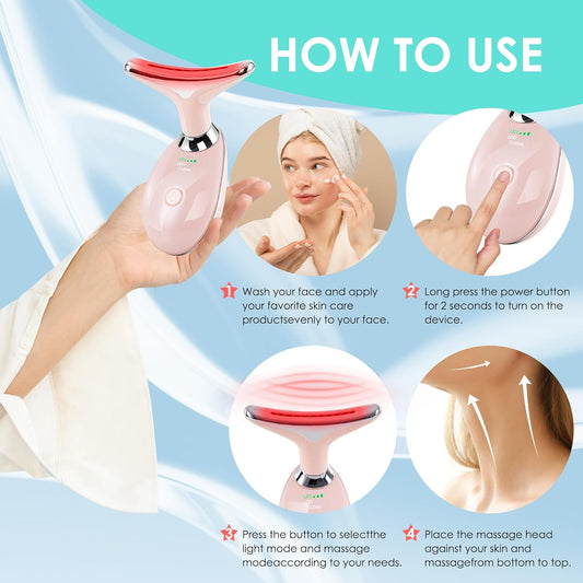 7-Color LED Neck & Face Massager