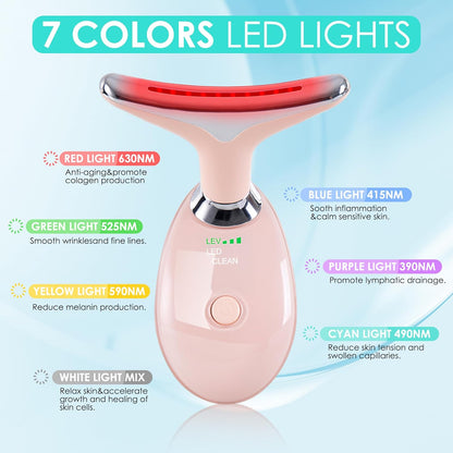 7-Color LED Neck & Face Massager